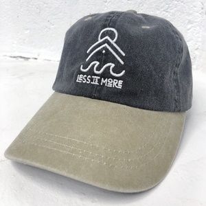 LESS IS MORE 2-TONE CAP (3-pack)
